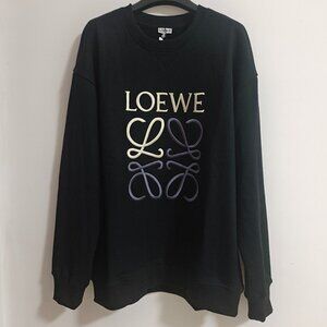 Loewe Black Crew Neck Sweatshirt